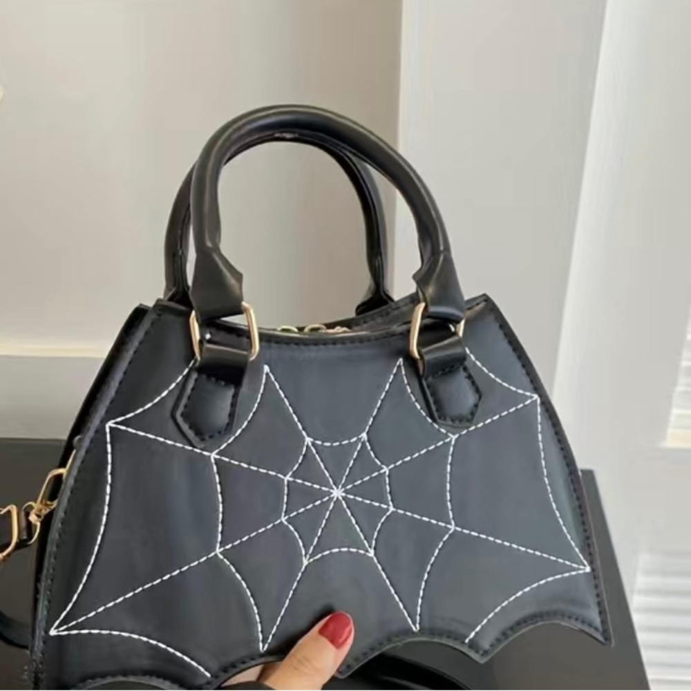 Spiderweb crossbody purse